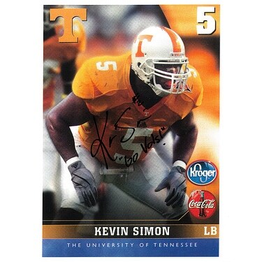 Shop Kevin Simon Signed Tennessee Volunteers 85x11 Promo Photo 5