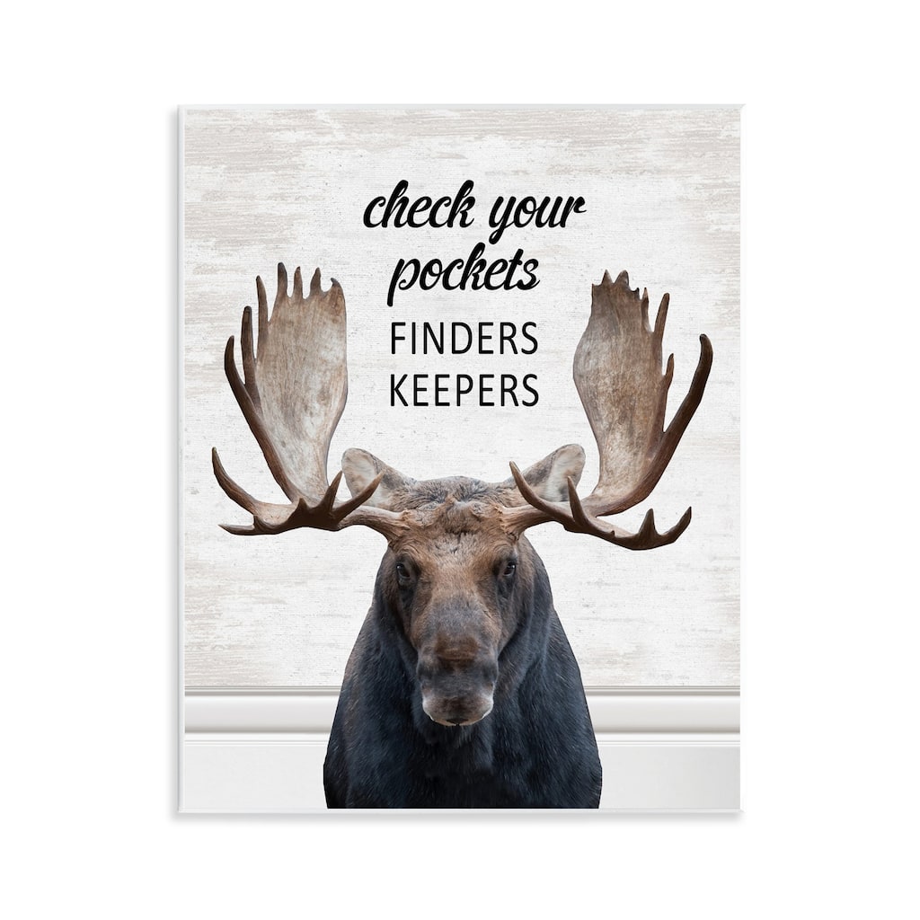 Stupell Check Pockets Laundry Reminder Wall Plaque Art Design By Lettered and Lined