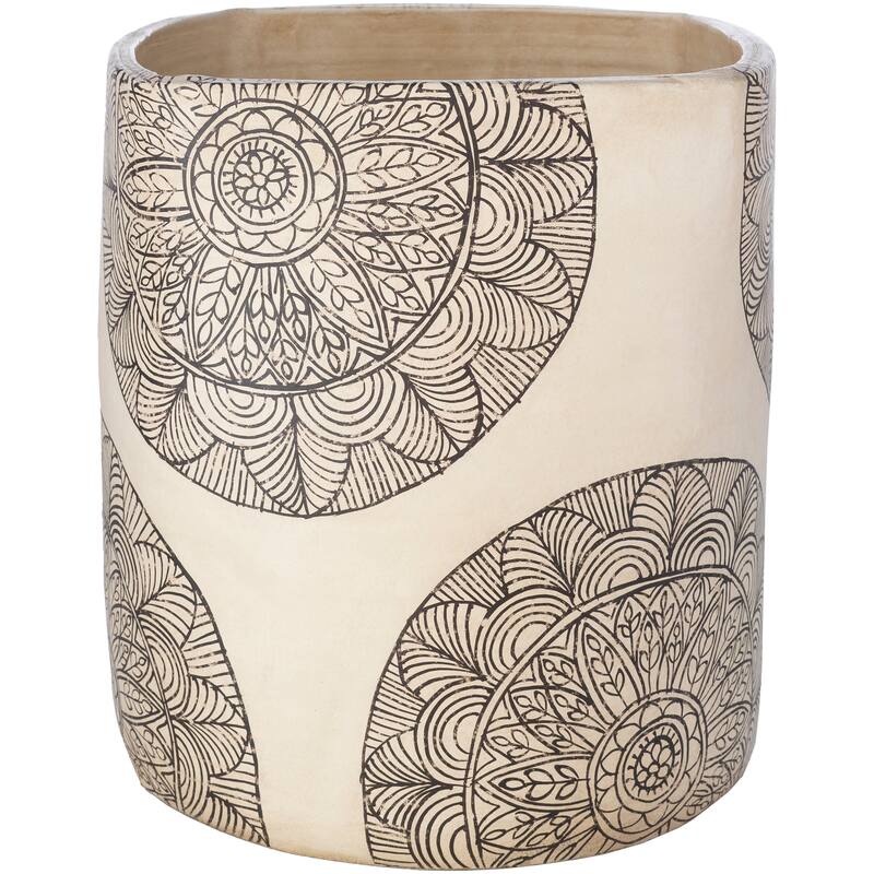 Artistic Weavers Gene Terracotta Mandala Indoor Planter