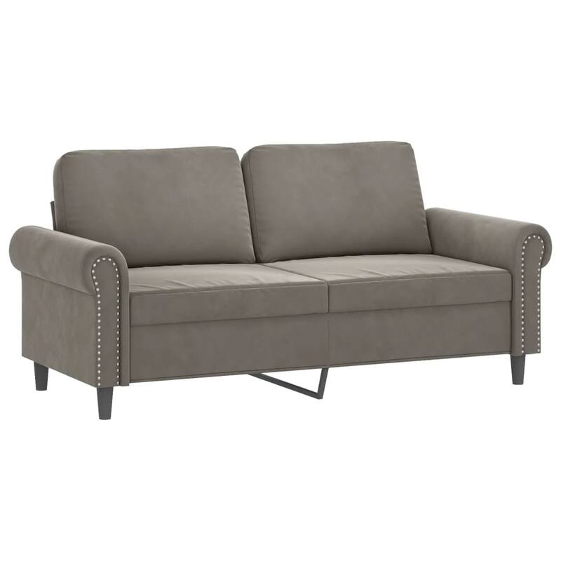 vidaXL Sofa Sectional Couch with Pillows and Cushions for Living Room Velvet