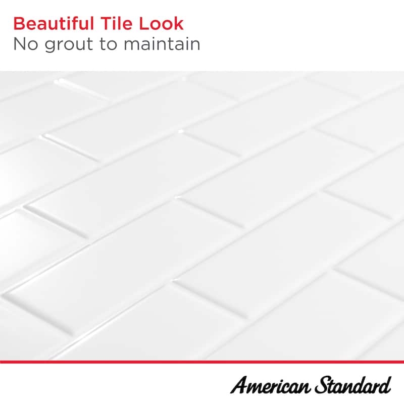 American Standard 2951SWT.48 Aspirations 48" W x 36" D x 84" H