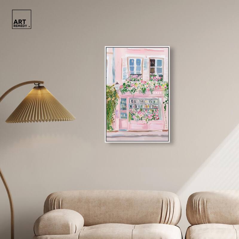Little Magazine Store Canvas by Art Remedy