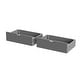 preview thumbnail 17 of 26, Max and Lily Under Bed Storage Drawers - 2-Drawer Grey