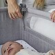 preview thumbnail 4 of 3, Shnuggle Air Lite Crib with 1 waterproof sheet + 2 white sheets