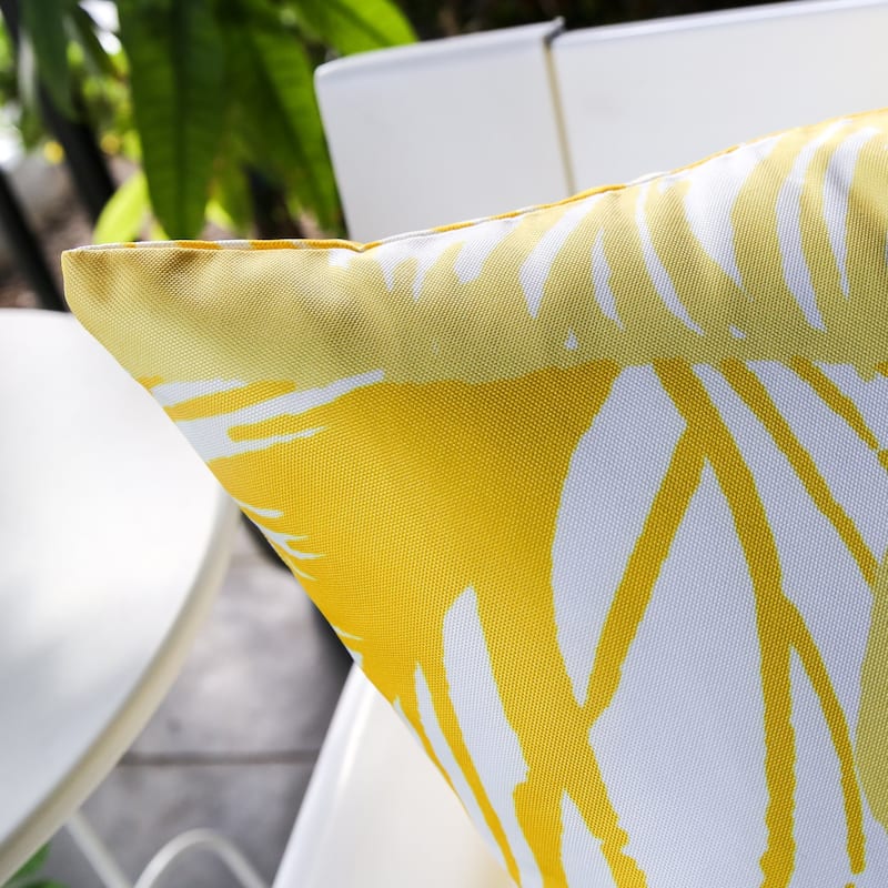 Leaf Vein - Outdoor & Indoor Throw Pillow Set of 2,20"x20"