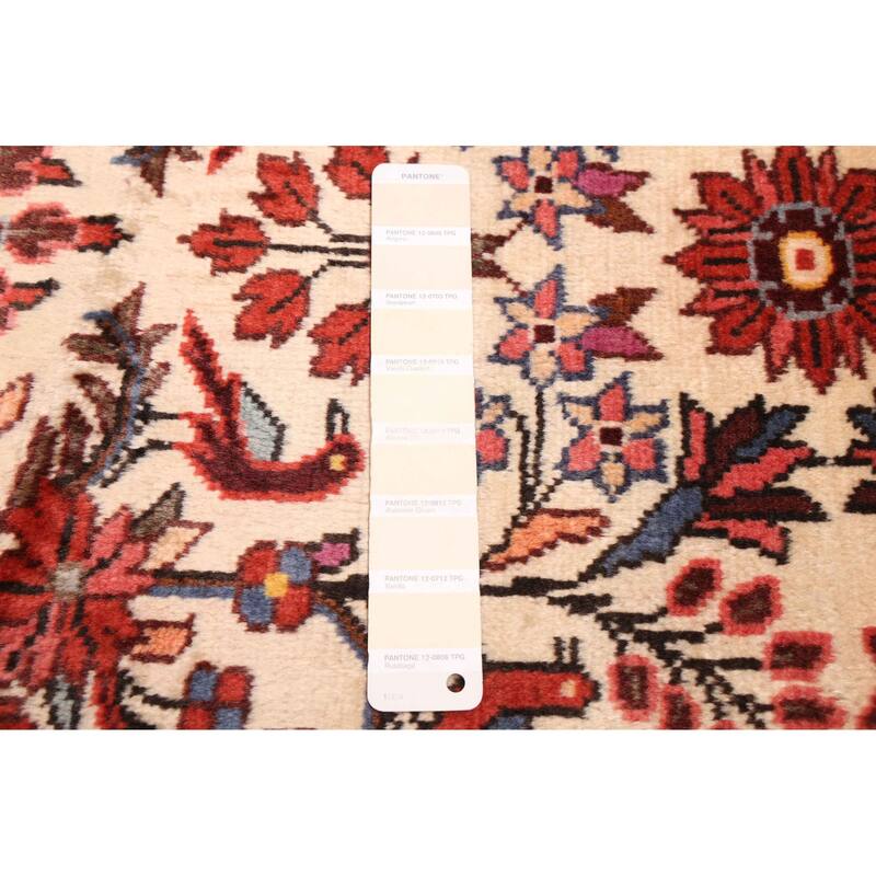 ECARPETGALLERY Hand-knotted Andelz Cream Wool Rug - 2'3 x 10'4