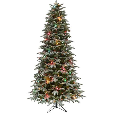Fraser Hill Farm 7.5-ft. Eagle Rock Tree with Natural Embellishments