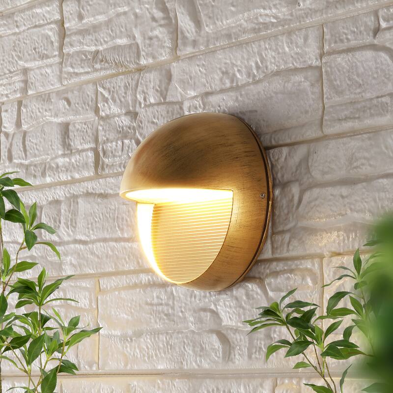 6.25" Outdoor Integrated LED Wall Sconce, by JONATHAN Y