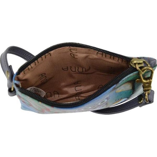 Coin Purse 1828 Anna by Anuschka Hand Painted Leather Medium Organizer Pouch