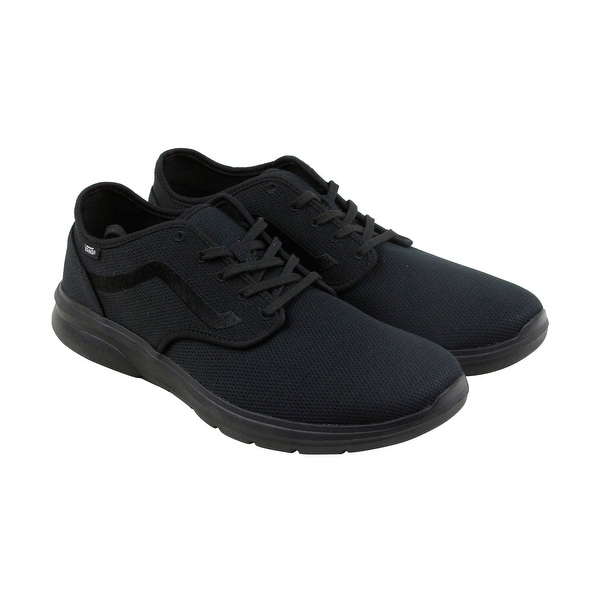 vans black running shoes 