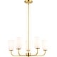 preview thumbnail 1 of 9, Vaxcel Lighting H0305 5 Light 26" Wide Chandelier
