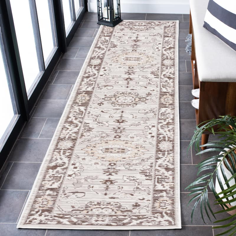 SAFAVIEH Sunrise Azzah Indoor/Outdoor Waterproof Rug - 2' x 8' Runner