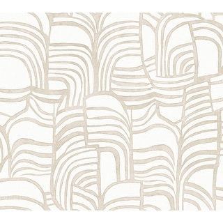 Nikki Chu Featherwork Linen Premium Peel and Stick Wallpaper