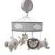 preview thumbnail 2 of 5, Lambs & Ivy Jungle Safari Gray Elephant/Lion/Giraffe Musical Baby Crib Mobile Toy