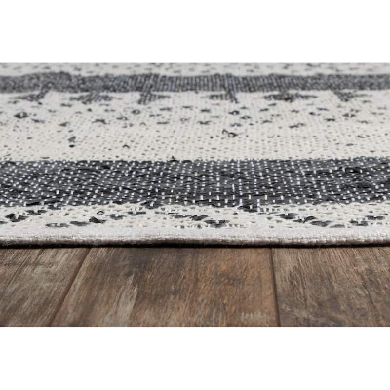 Momeni Otto Hand Woven Tube Polyester and PET Geometric Area Rug