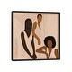 preview thumbnail 1 of 13, iCanvas "Stronger Together" by Sarah Dahir Framed Black - 18x18