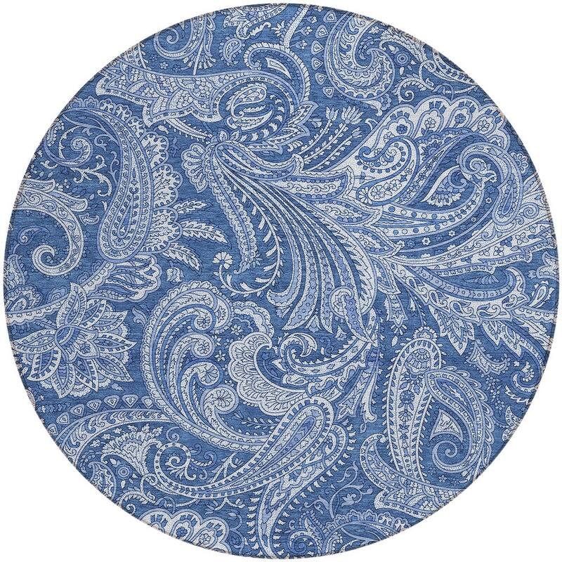 HomeRoots Paisley Transitional Rectangle Outdoor Rug