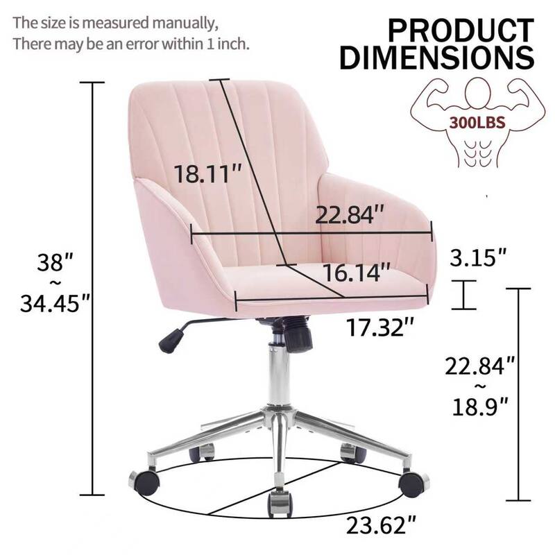 Adjustable Office Chair, Home Bedroom, Ergonomic Swivel Chair, Backrest Seat, Comfortable for Long Sitting