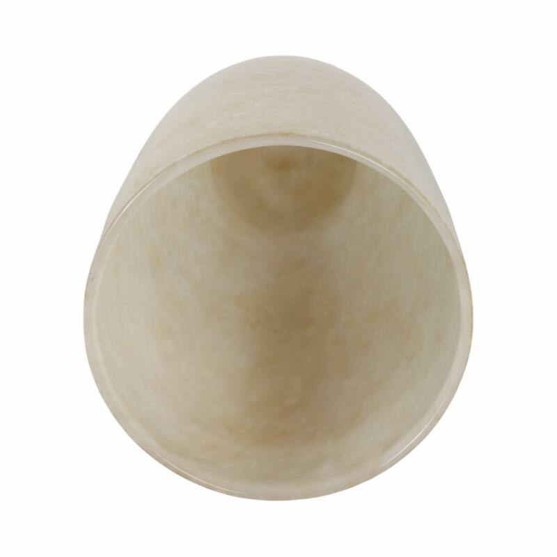Glass Decorative Vase Textured Handcrafted Sculptural Statement Style