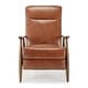 preview thumbnail 64 of 73, Sienna Upholstered Wood Push Back Recliner by Greyson Living