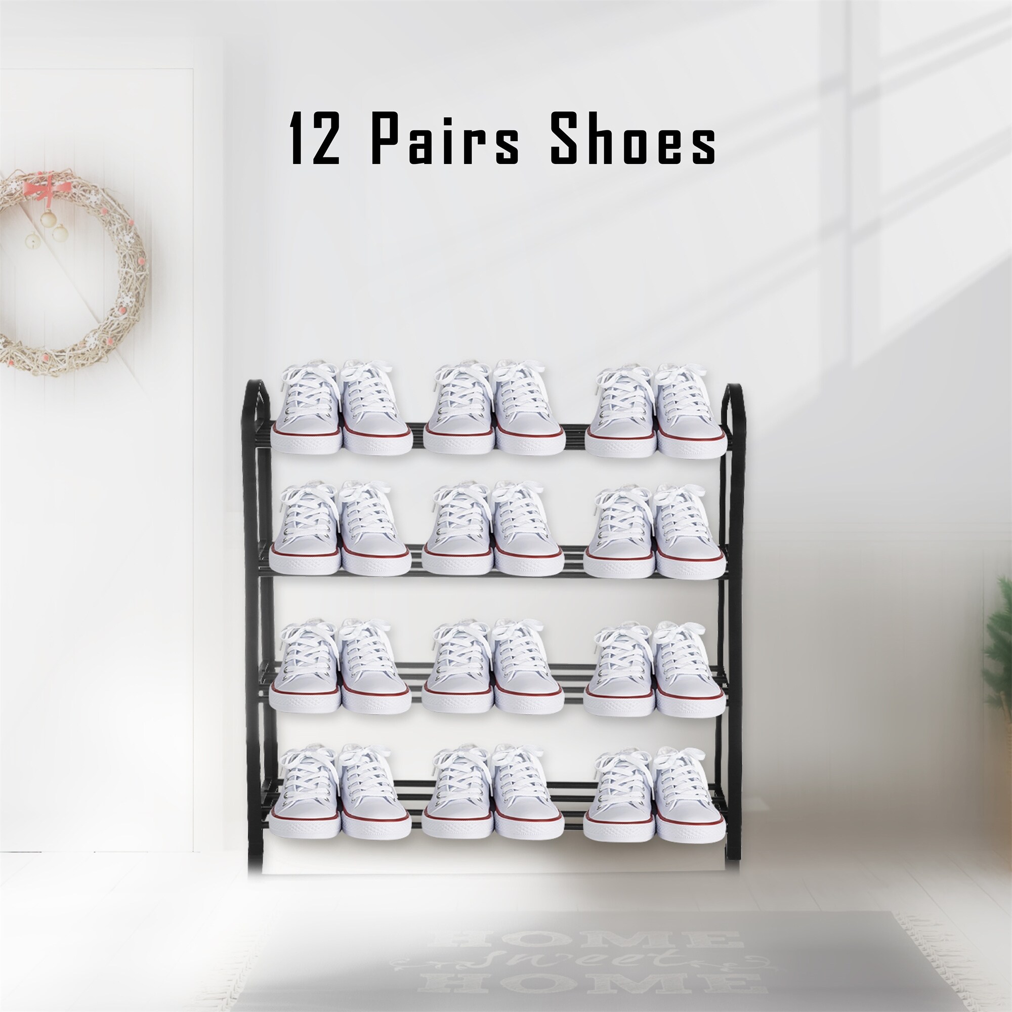12 pair shoe rack sales