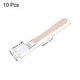 preview thumbnail 2 of 3, 0.6" Width Small Paint Brush Nylon Bristle with Wood Handle Tool 10Pcs - White White