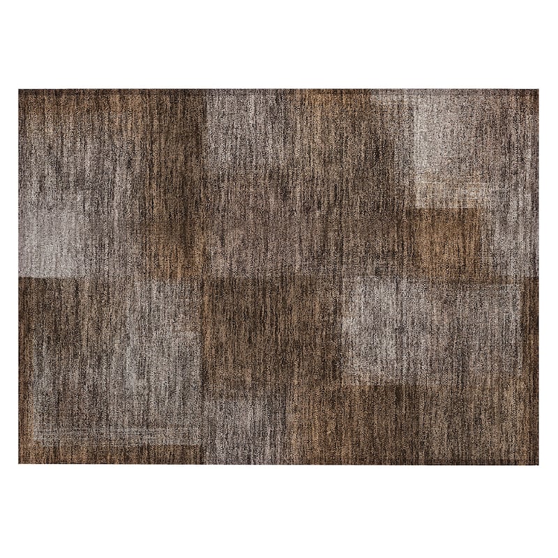 Machine Washable Indoor/ Outdoor Chantille Casual Ombre Rug