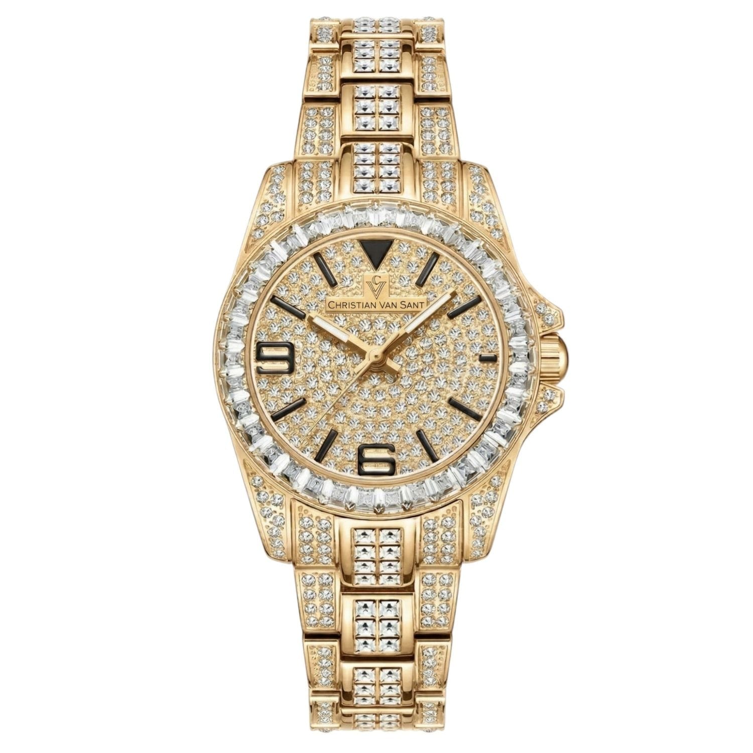 Christian Van Sant Women's Majestic Gold Dial Watch - CV9212 - One Size