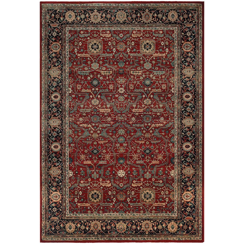 Parish Djaushegen Area Rug - 4'6" x 6'6" - Rust/Navy