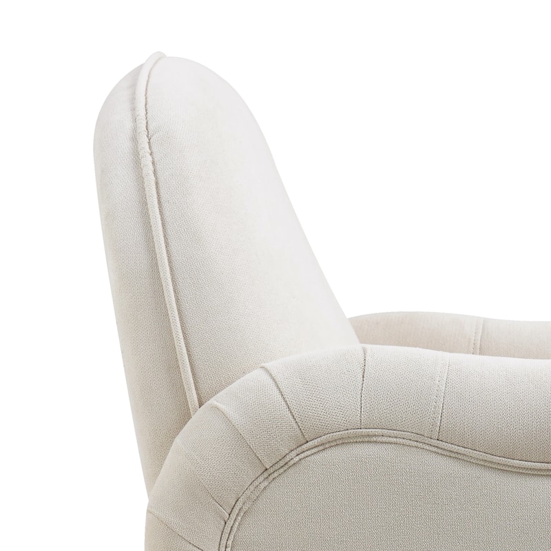 Fabric Armchair, Comfy Upholstered Single Sofa Chair with Metal Gold Legs, Modern Reading Chair for Living Room, Bedroom