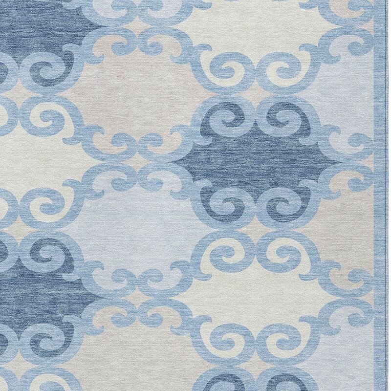 HomeRoots Trellis Transitional Rectangle Outdoor Rug