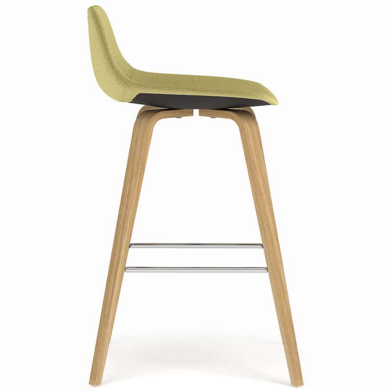 WYNDENHALL Cacey Mid Century Modern Bentwood Counter Height Stool (Set of 2) - 20.7'' x 21.1'' x 36.6