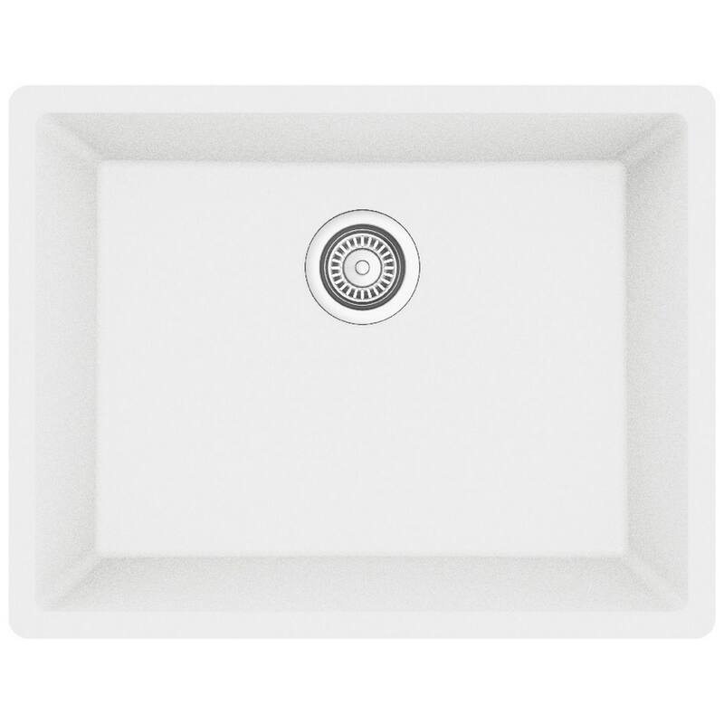 Karran USA QU-820 Quartz QU 24-3/8" Undermount Single Basin Quartz