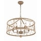 preview thumbnail 5 of 7, Crystorama Lighting Group BRX-B7906 Brixton 6 Light 24" Wide Wrought