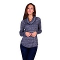 preview thumbnail 1 of 14, Simply Ravishing Women's Long Sleeve Stretchable Cowl Sweater