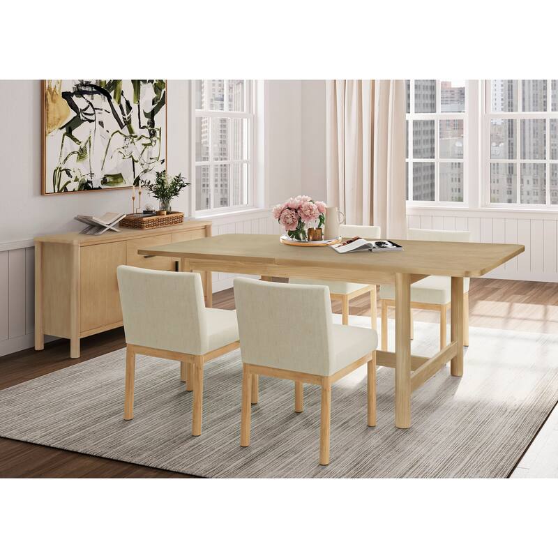 NPD Furniture Bloomfield Butterfly Dining Table with 20 Inch Extension