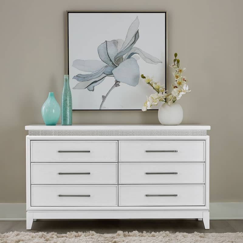 Liberty Furniture Reflections Touch Light Dresser & Optional Mirror