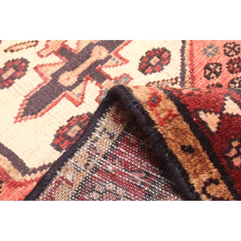 ECARPETGALLERY Hand-knotted Andelz Red Wool Rug - 2'10 x 6'1