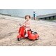 preview thumbnail 10 of 13, Retro Style Kids Electric Motorcycle with Dual Seats LED Lights and Anti Rollover Frame for Outdoor Play and Gifting