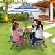 preview thumbnail 4 of 19, Costway Kids Wooden Table Set with Octagon Table 4 Stools & Removable - See Details