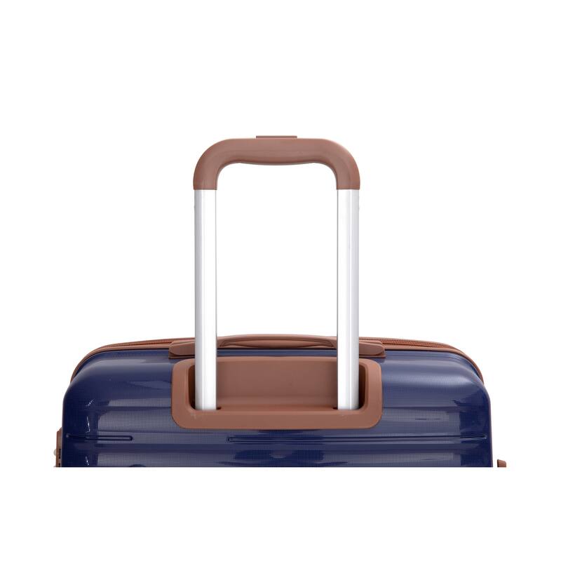 5-Piece Set (20"24"28 +a travel bag and a toiletry bag) ,PP Hardshell Carry on Luggage Set