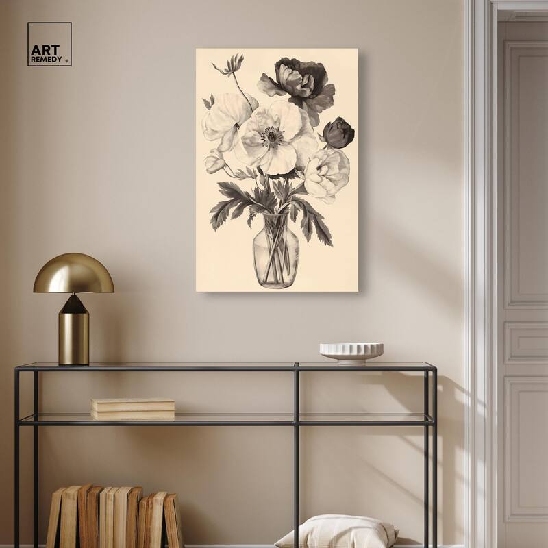 Herbarium's Hush I Canvas by Art Remedy, Gallery Wrapped