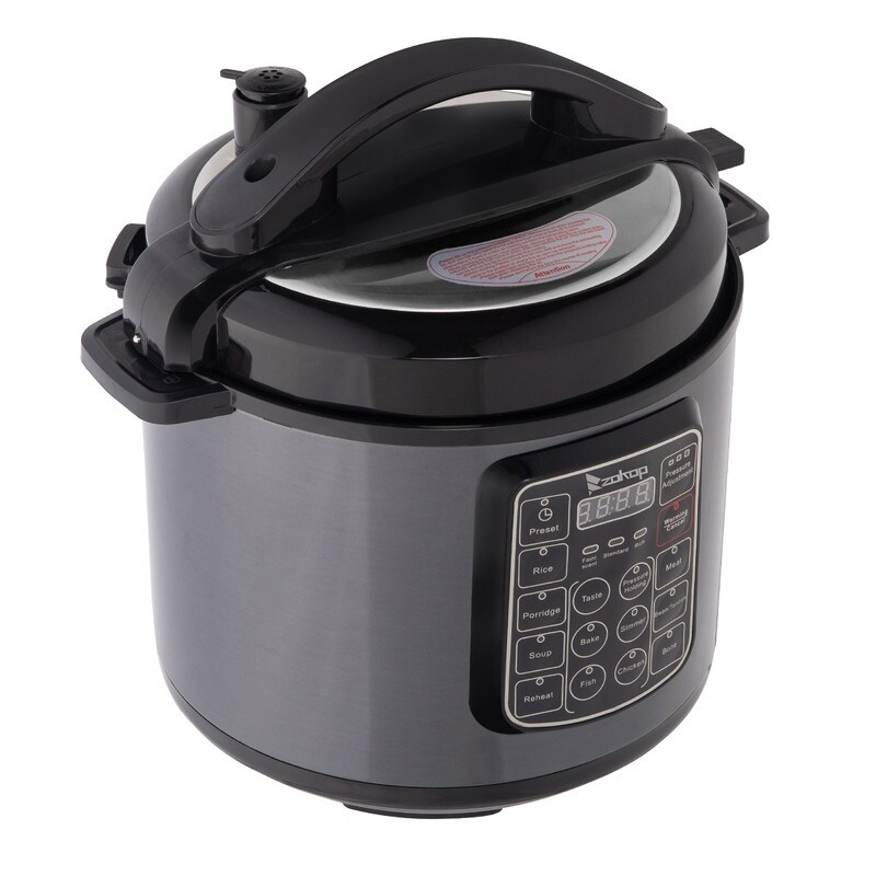 6QT Programmable Pressure Cooker 10-in-1 Multifunctions & 17 Cooking Presets 