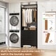 preview thumbnail 8 of 81, Cimly Closet System with Wood Drawers and Hanging Rods, Organizer Wardrobe for Walk-in and Reach-in Closet