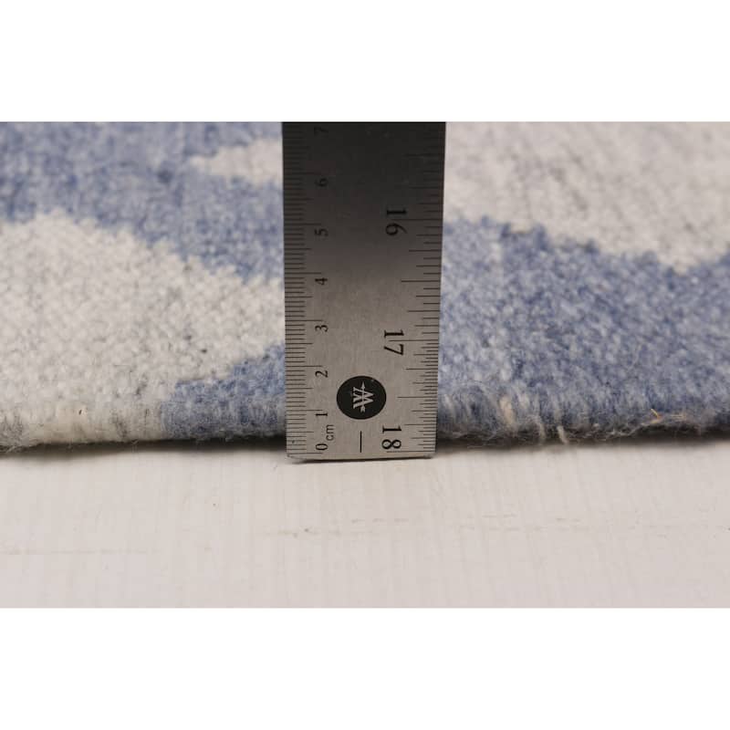 Ankara FW Slate Blue Kilim 8'10" x 11'8" - 8'10 x 11'8