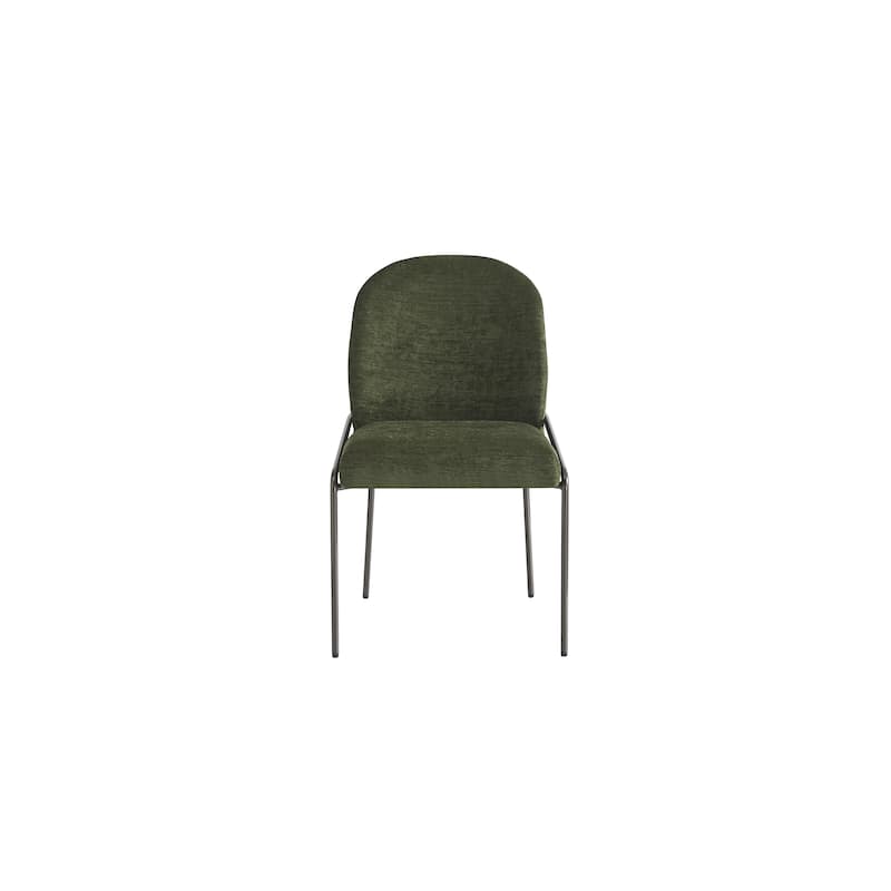 Christopher Knight Home - Marden Modern Upholstered Dining Chair Set with Curved High Back - Set of 2
