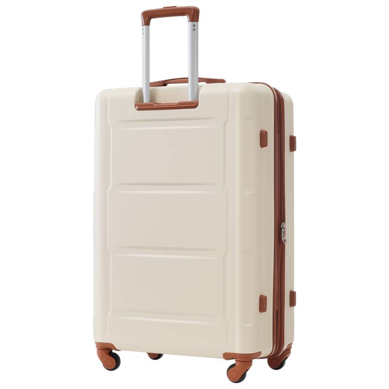 Carry On Lightweight Luggage, Suitcases with Spinner Wheels, 2 Piece Set (20/24), ABS+PC Hardshell Luggage with TSA Lock & Bags