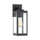 preview thumbnail 2 of 1, Westover 1-Light Outdoor Wall Lantern in Earth Black