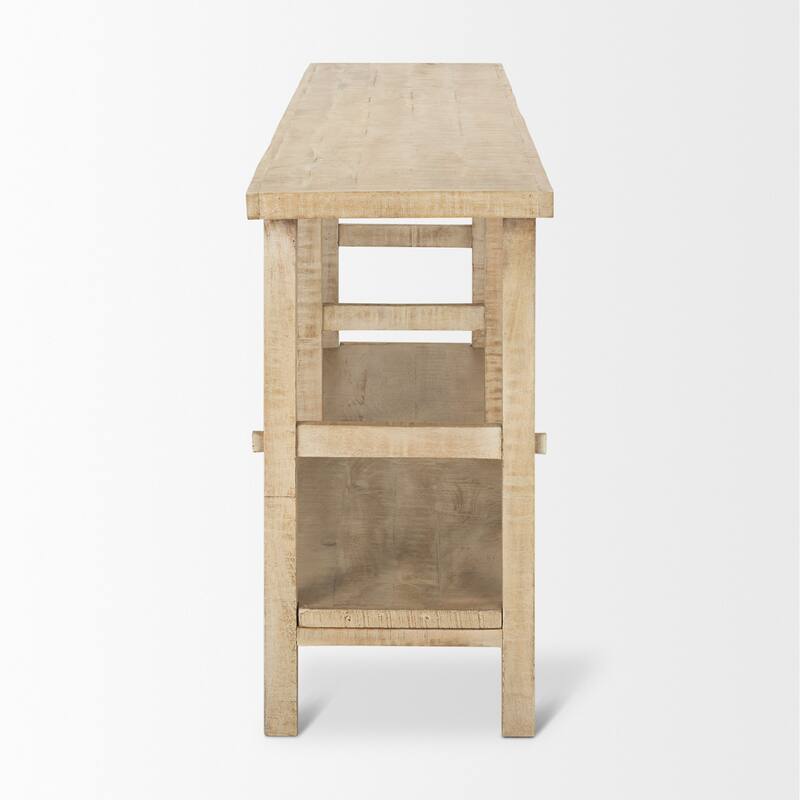 Rosie Large Blonde Wood Console Table