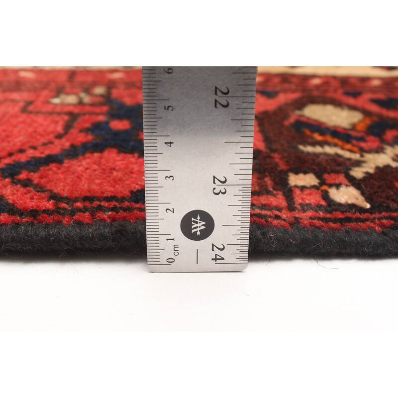 ECARPETGALLERY Hand-knotted Andelz Red Wool Rug - 4'0 x 6'4